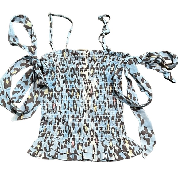 Vintage Havana Other - Vintage Havana***Animal Print Scrunched Top***Size 10/12***$88